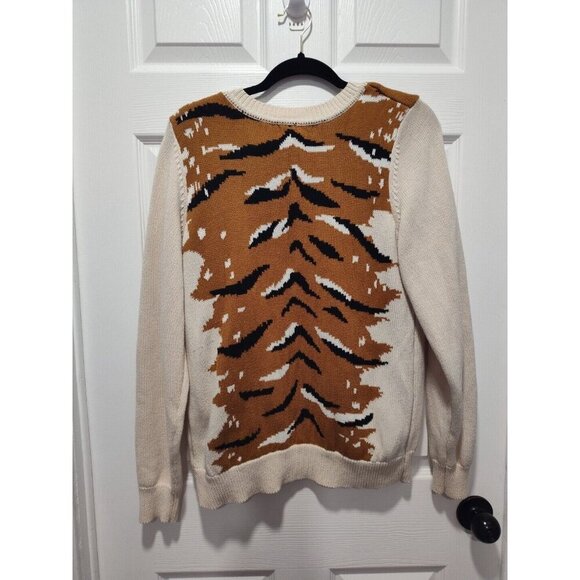 Forever 21 Plus‎ 0x Animal Print Tiger Double Sided Print Sweater - Picture 2 of 5